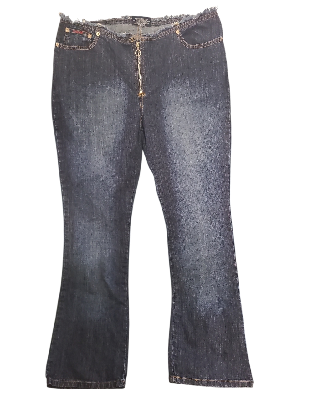 U.S. Polo Assn. Dark Blue Faded Flare Jeans